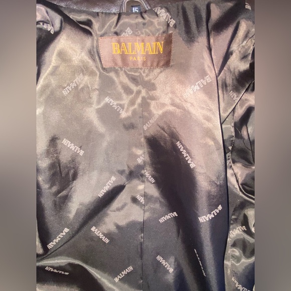 •🔥 Balmain Buttery Brown Leather Blazer 🔥• - Picture 8 of 11